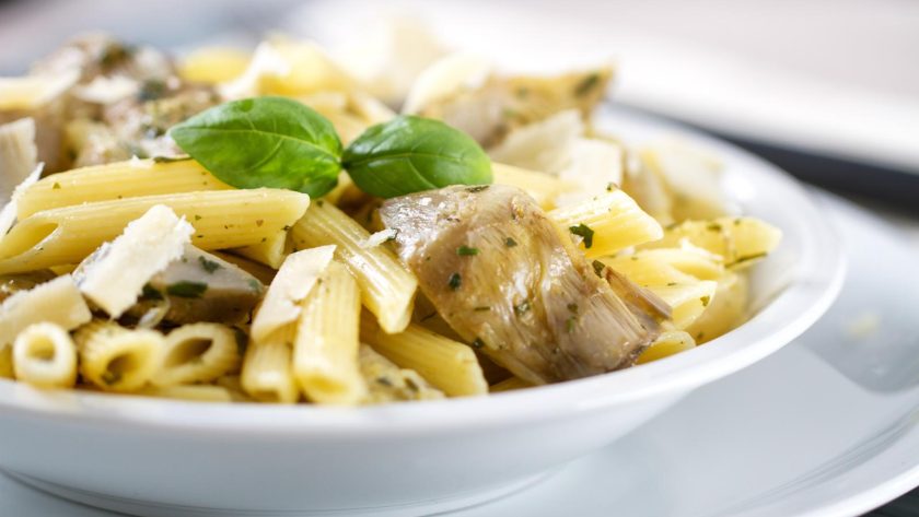 Pasta con i carciofi